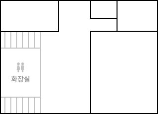3층 안내 : 중앙 계단으로 올라오시면 정면에 대강당이 있으며 대강당 왼쪽에 영아프로그램실과 육아프로그램실이 위치해 있습니다. 영아프로그램실 맞은편에 다목적실이 있고, 계단 옆에 화장실이 있습니다.